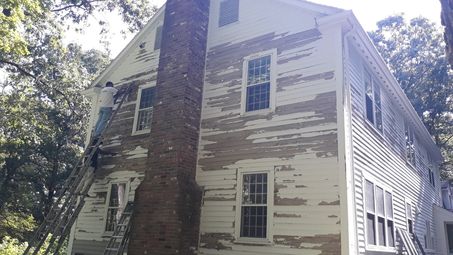 Before & After Exterior painting in Cambridge, MA (2)