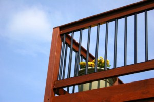 Deck Staining in Newton Upper Falls, MA.