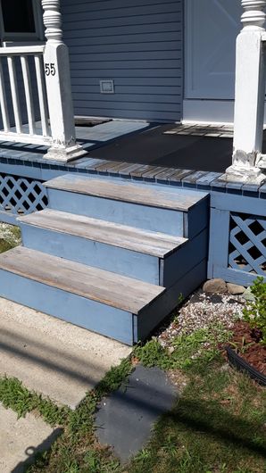 Before & After Stair Replacement in Medford, MA (1)