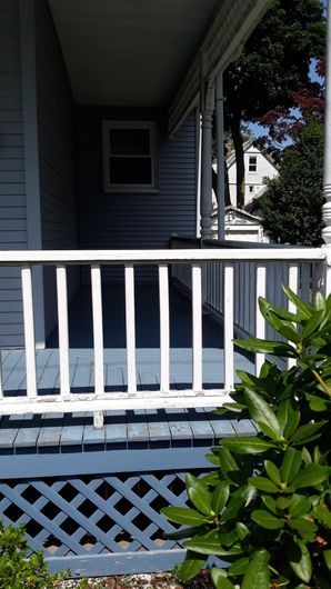 Before & After Porch Painting in Medford, MA (1)