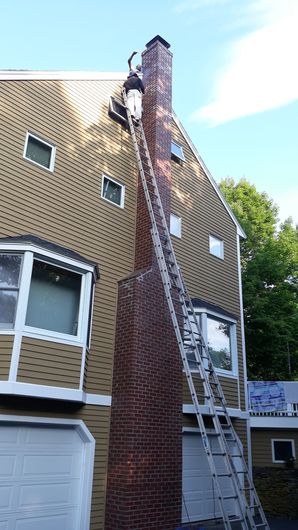 Protective Coat Applied to Chimney in Revere, MA (1)