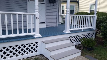 Before & After Porch Painting in Medford, MA (3)