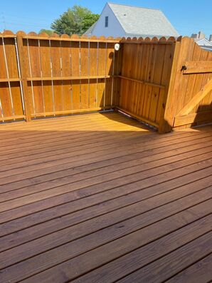 Before & After Deck staining in Revere, MA (2)