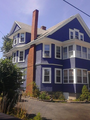 Exterior Painting, Color Changing on an old Victorian home in Winthrop, MA